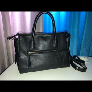 F21 black purse